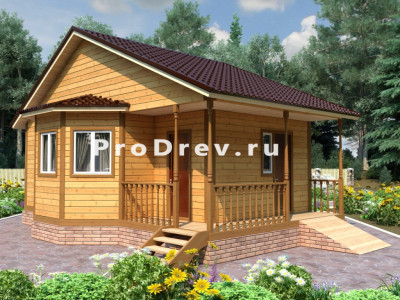 Каркасная баня 6х9