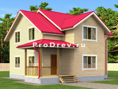 Дом из бруса 10х10 "Статус"