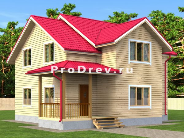 Двухэтажный проект 10х10 м