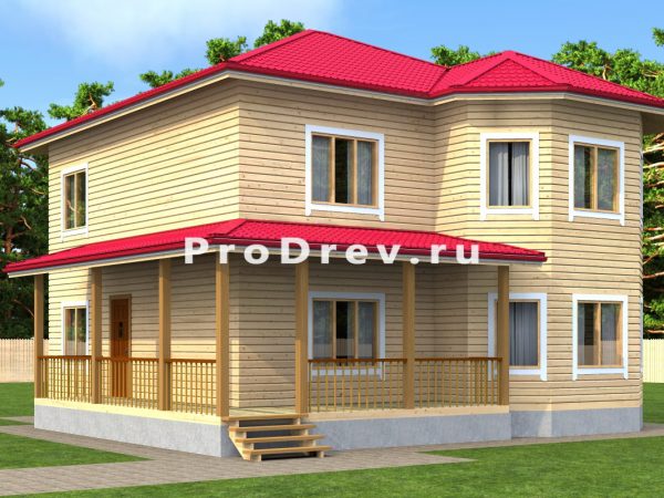 Двухэтажный проект 11х11 м