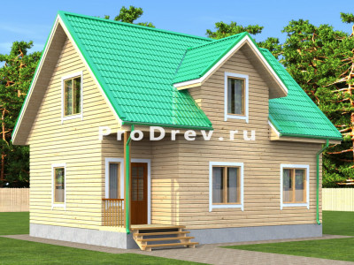 Каркасный дом 7х9 для постоянного проживания "Рэгнволд"