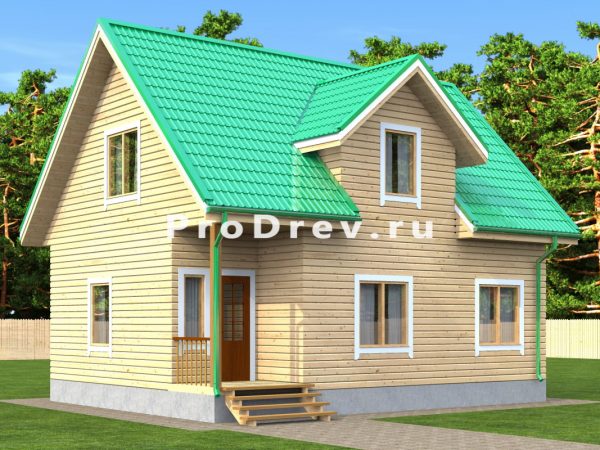 Двухэтажный проект 7х9 м