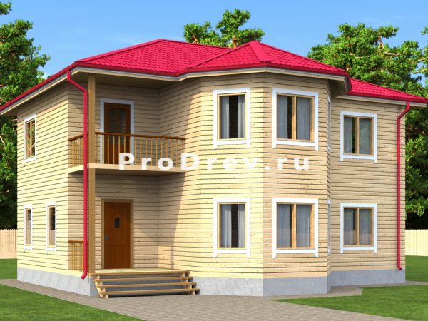 Двухэтажный проект 10х11 м