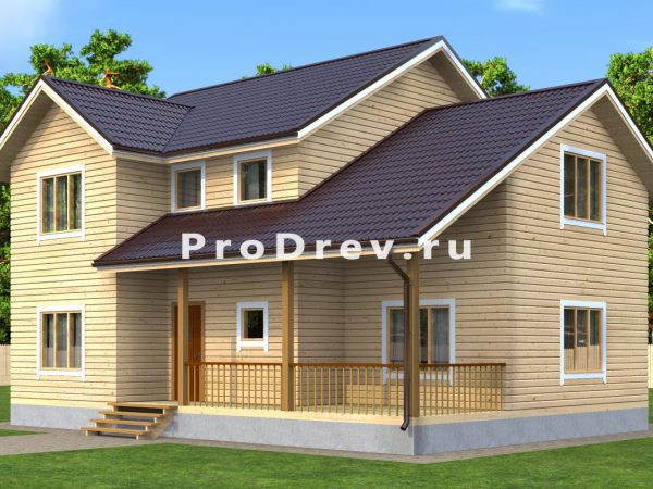 Двухэтажный проект 9х12 м