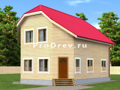 Дом из бруса 8х10 "Риг"
