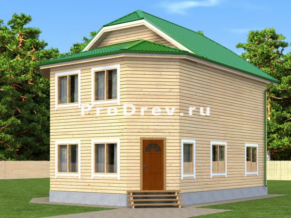 Полутораэтажный проект 8х10 м