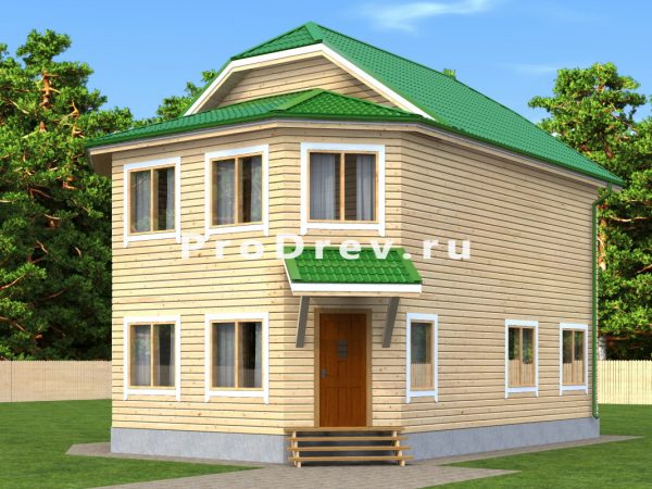Полутораэтажный проект 8х10 м