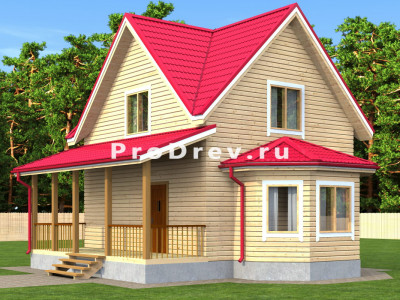 Дом из бруса 6х7 "Магнус"