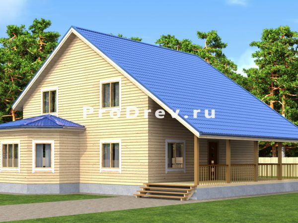Двухэтажный проект 10х10 м