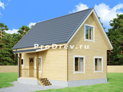 Каркасный дом 6х8 с удобной планировкой "Рерик"