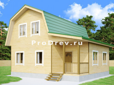 Дом из бруса 8х9 "Млад"