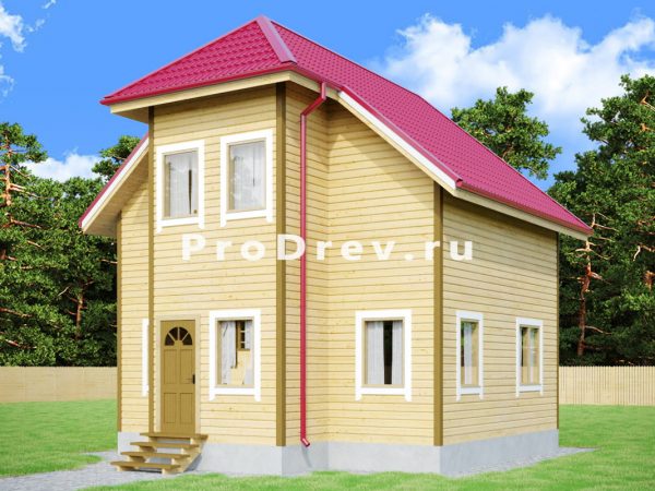 Мансарда проект 7,5х7,5 м
