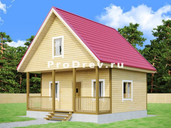 Двухэтажный проект 7х7 м