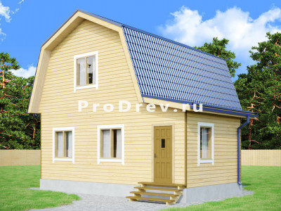 Каркасный гостевой дом 7х8 "Ульв"