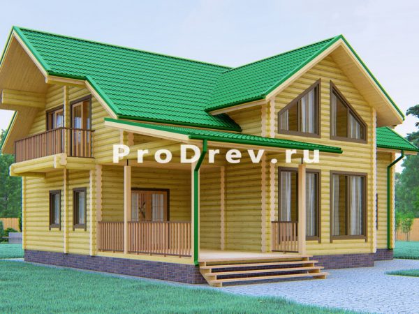 Мансарда проект 12х13 м