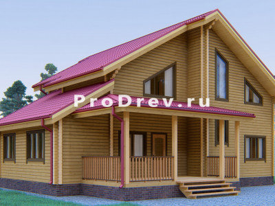 Дом из клееного бруса 10х13