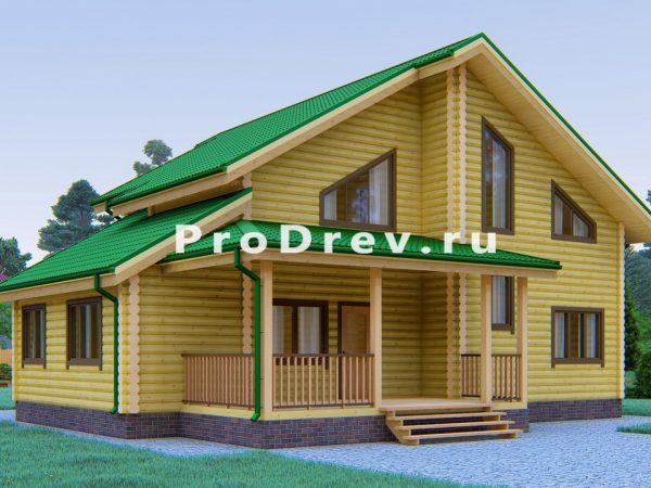Мансарда проект 10х13 м