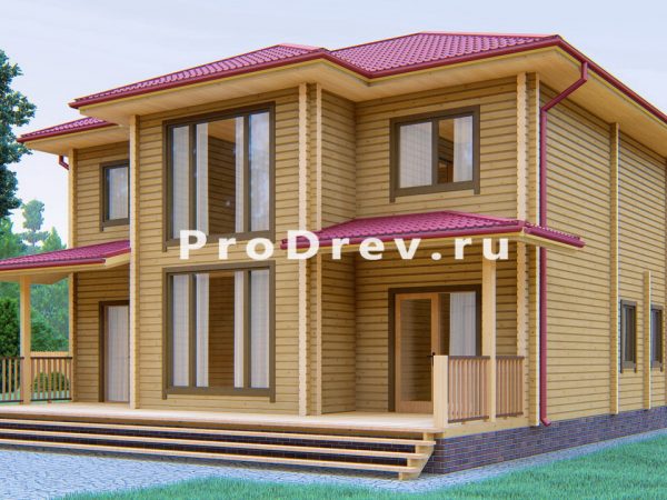 Полутораэтажный проект 10х12 м