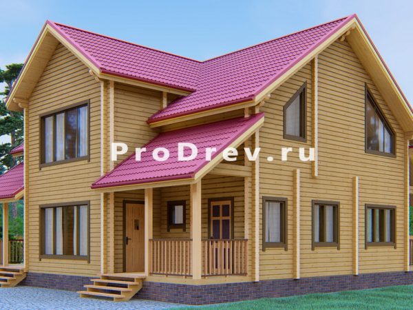Двухэтажный проект 12х12 м