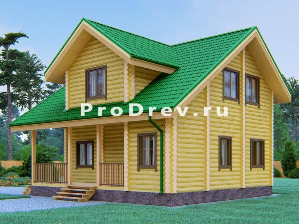 Двухэтажный проект 8х9 м