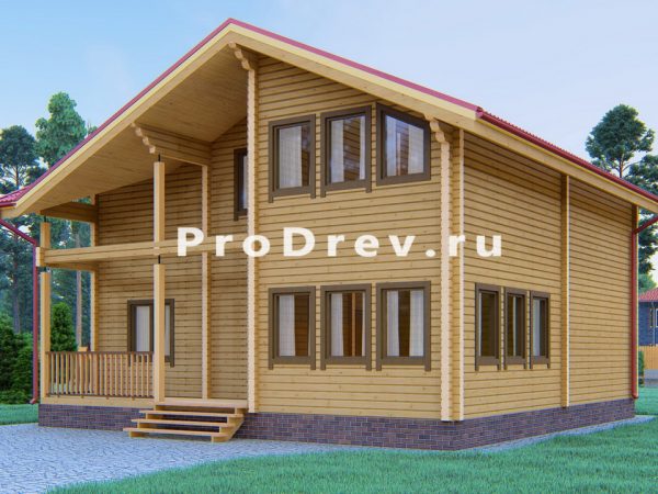 Двухэтажный проект 9х10 м