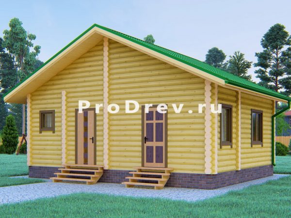 Полутораэтажный проект 6х8 м