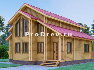 Дом из клееного бруса 10х11