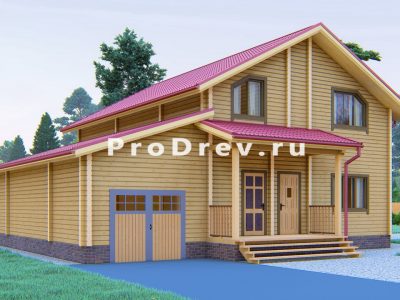 Дом из клееного бруса 10х13