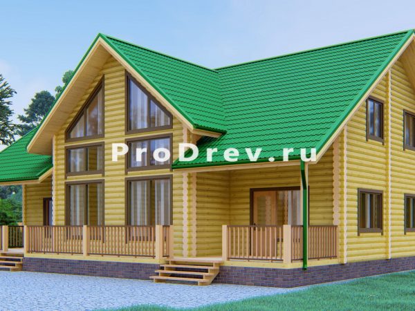 Полутораэтажный проект 10х15 м