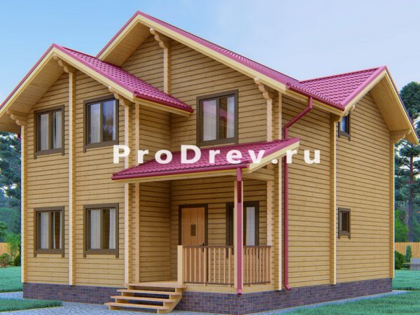 Полутораэтажный проект 9х9 м