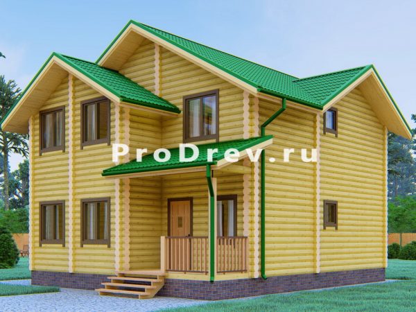 Полутораэтажный проект 9х9 м