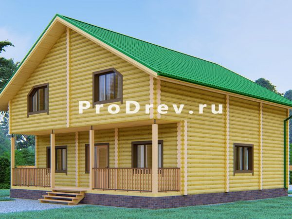 Полутораэтажный проект 10х12 м