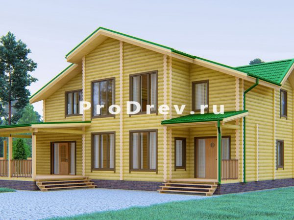 Полутораэтажный проект 15х18 м
